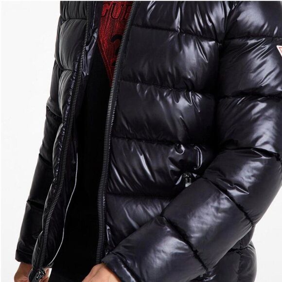 Guess Small Black Quilted Jacket - Picture 13 of 13
